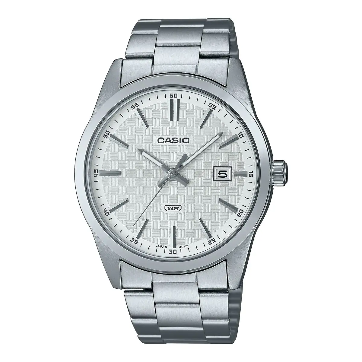 Men's Watch Casio Date Carbon Look Dial -Silver (Ø 41 Mm) 1