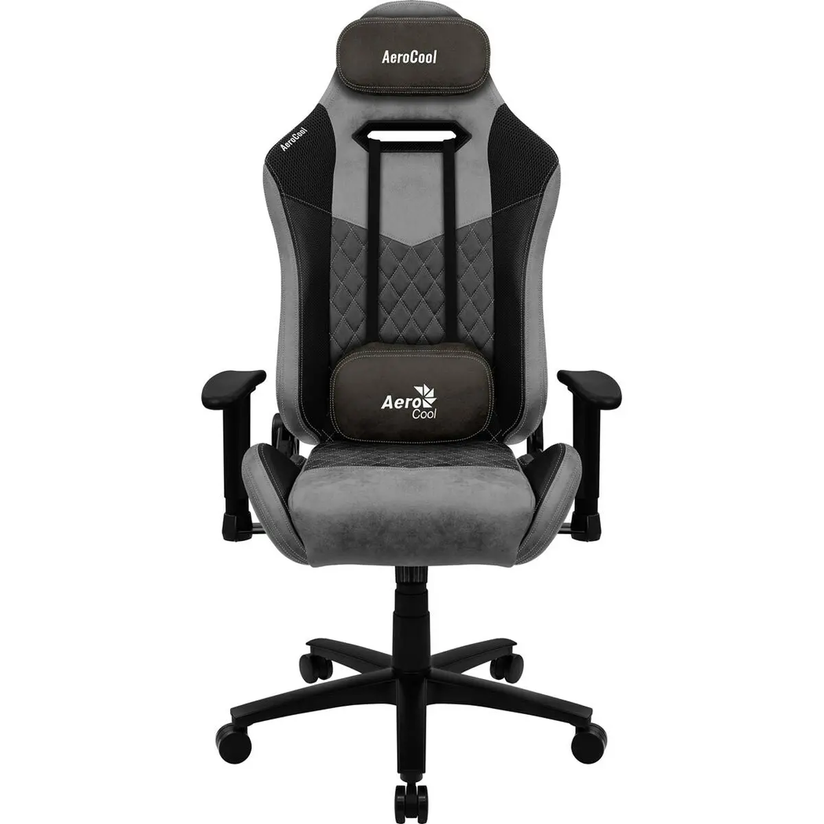 Gaming Chair Aerocool Duke Aerosuede 180º Black Grey 1