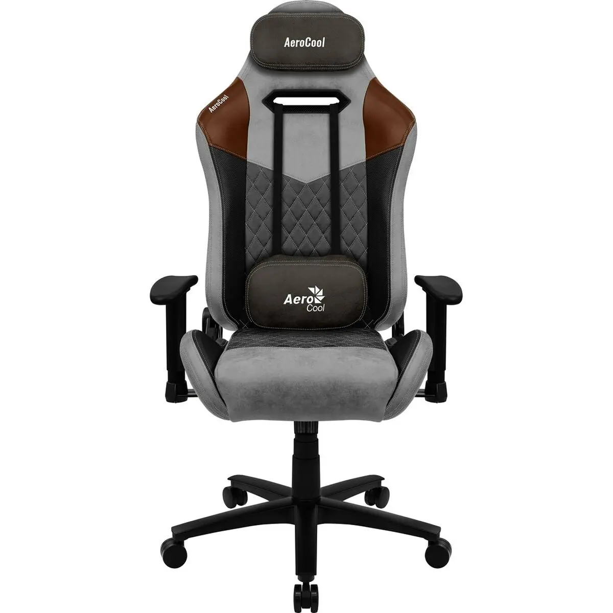 Gaming Chair Aerocool Duke Aerosuede 180º Black Grey 1