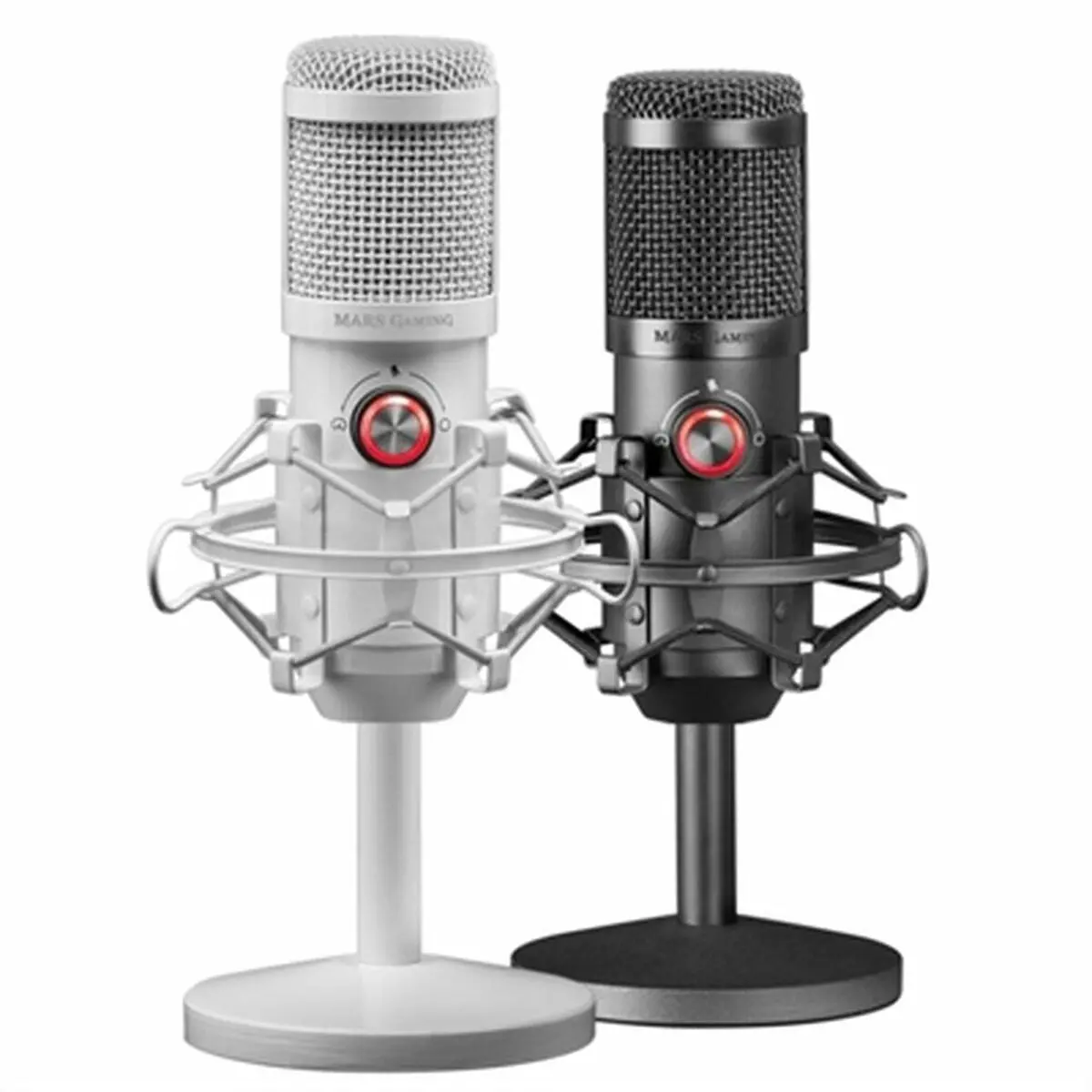 Table-Top Microphone Mars Gaming Mmicxw White Black 1