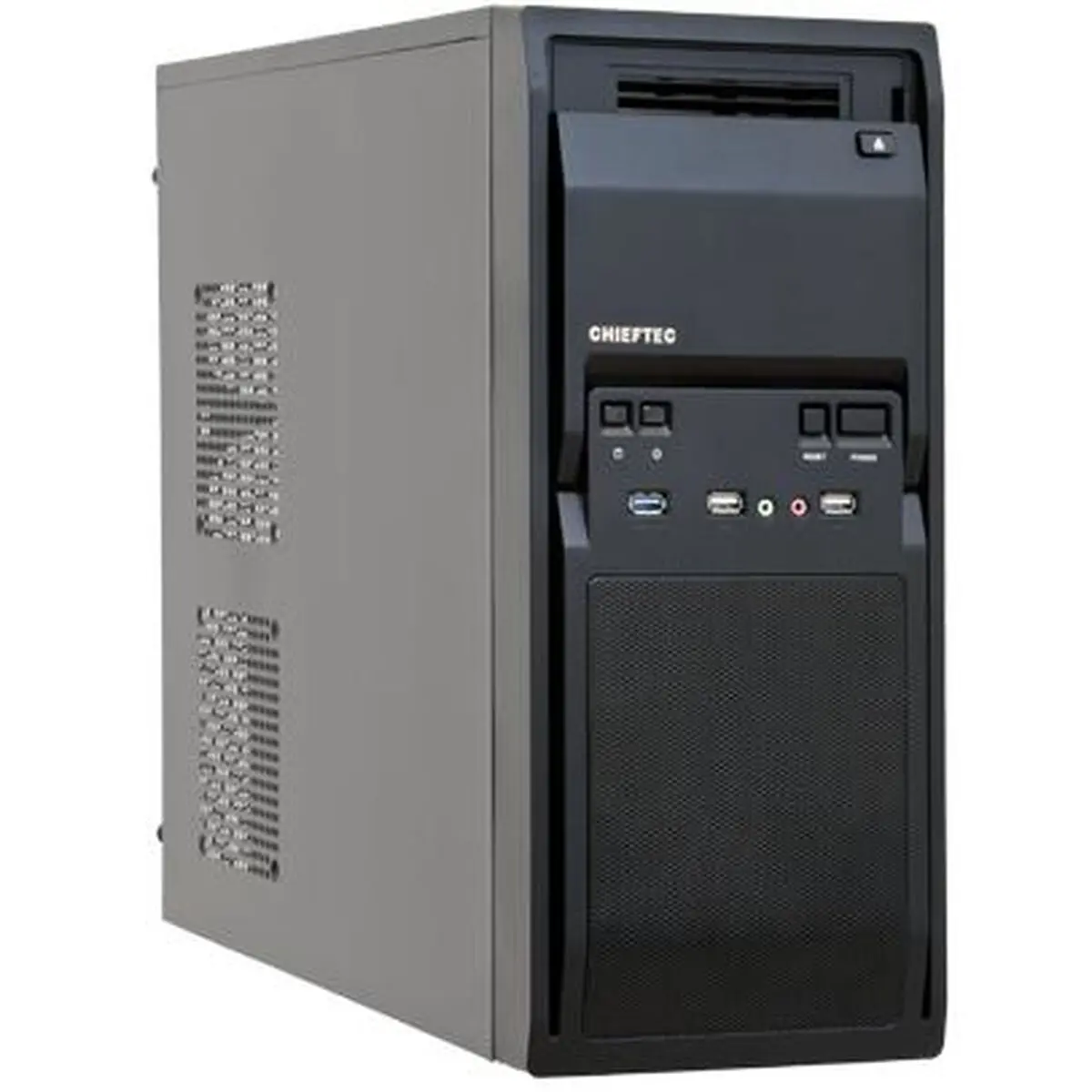 Atx Semi-Tower Box Chieftec Lg-01B-Op Black 1
