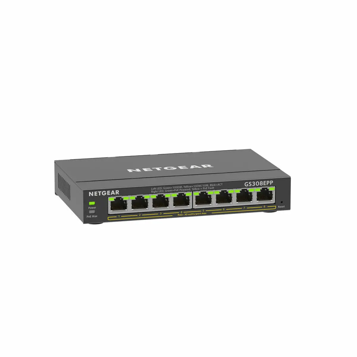 Switch Netgear Gs308epp-100Pes Rj-45 1