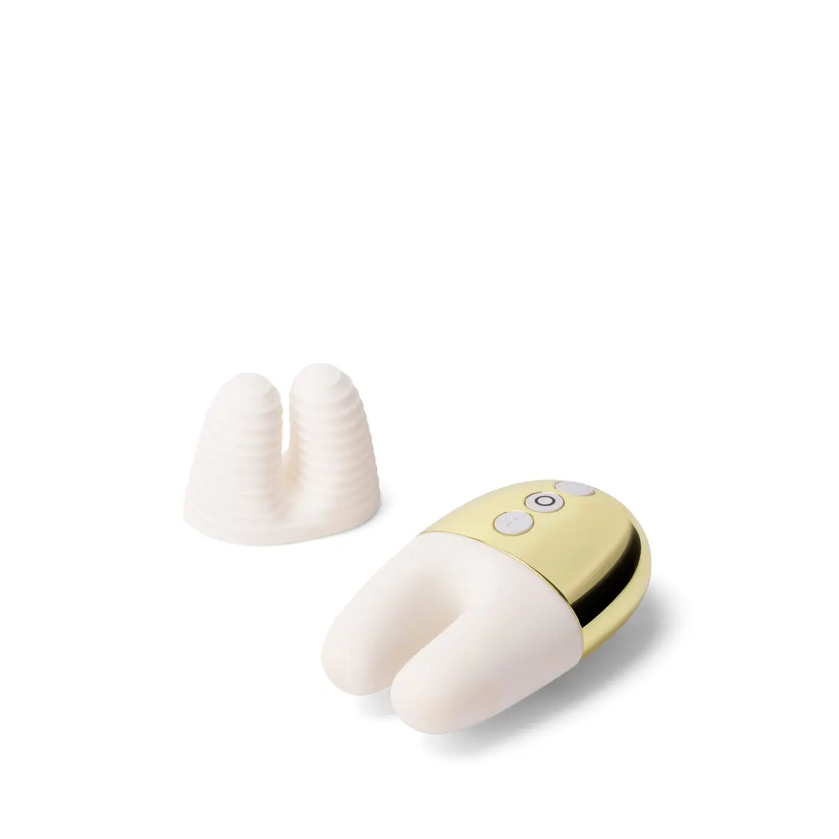 Dual Stimulation Vibe Le Wand White 1