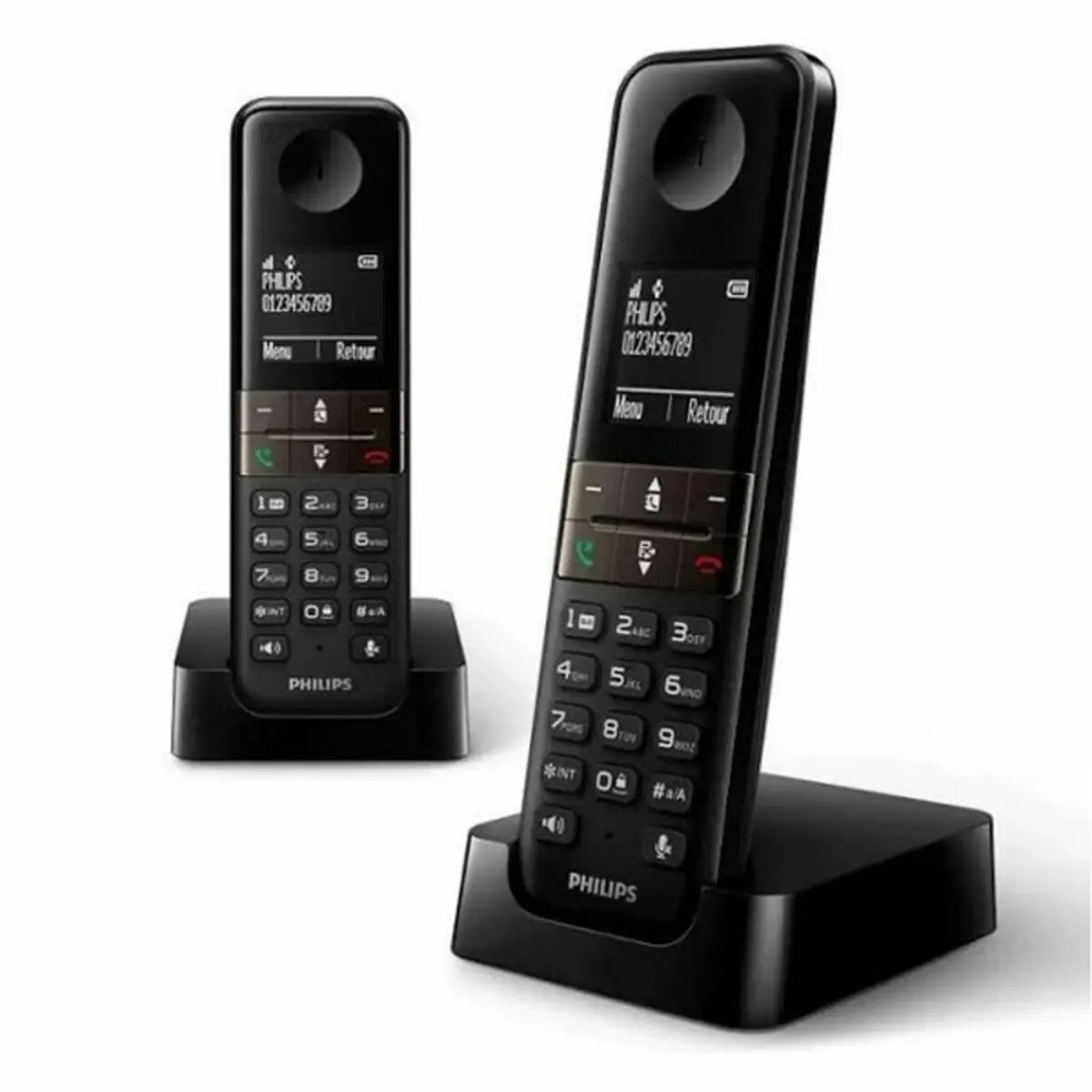 Wireless Phone Philips D4702b/34 Duo 1,8" Dect (2 Pcs) 1