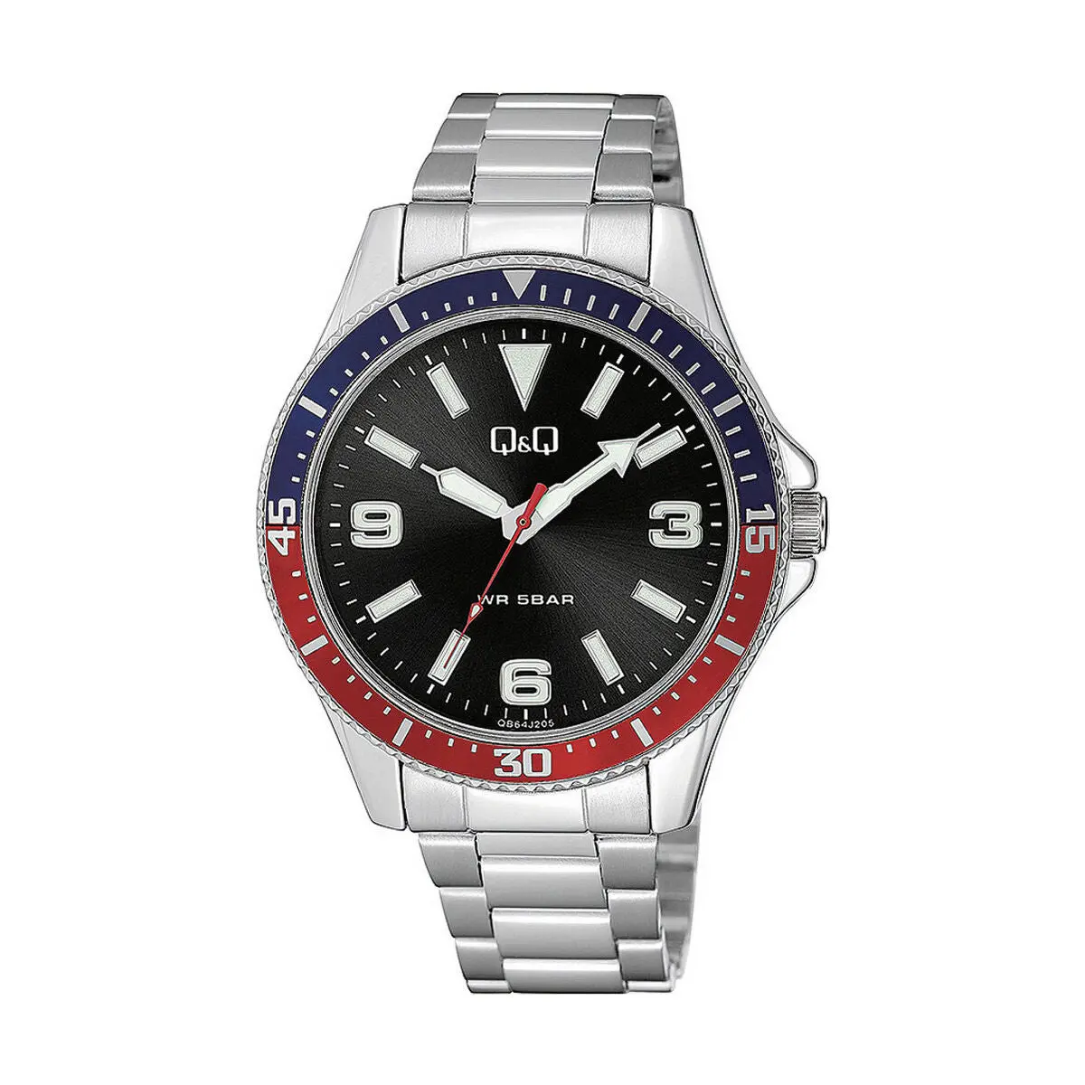 Men's Watch Q&Q Qb64j205y (Ø 45 Mm) 1