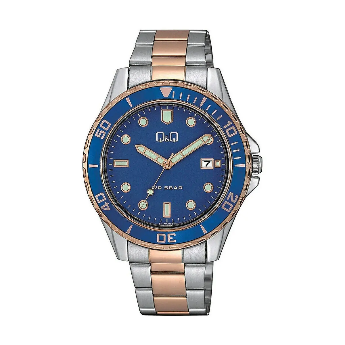 Men's Watch Q&Q A172j422y (Ø 43 Mm) 1