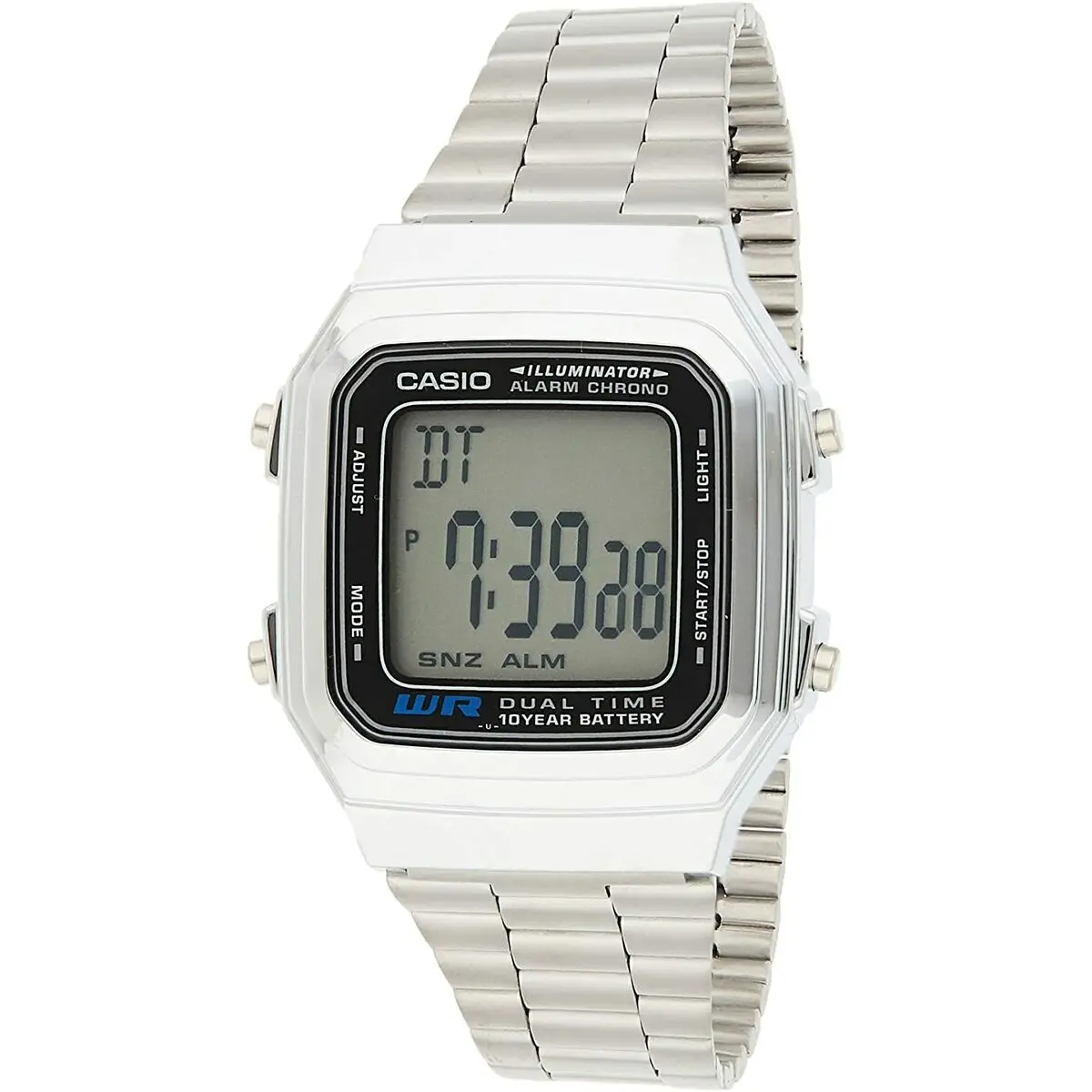 Unisex Watch Casio Vintage Black Silver (Ø 32 Mm) (Ø 34 Mm) 1