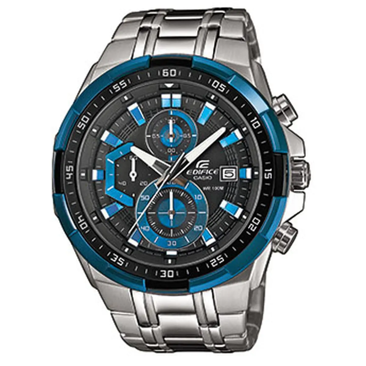 Men's Watch Casio Efr-539D-1A2vuef Black Silver 1