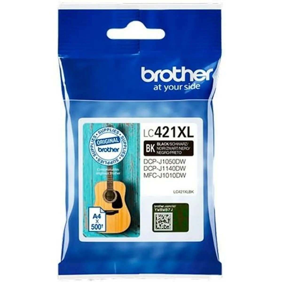 Original Ink Cartridge Brother Lc421xl Black (5 Units) 1