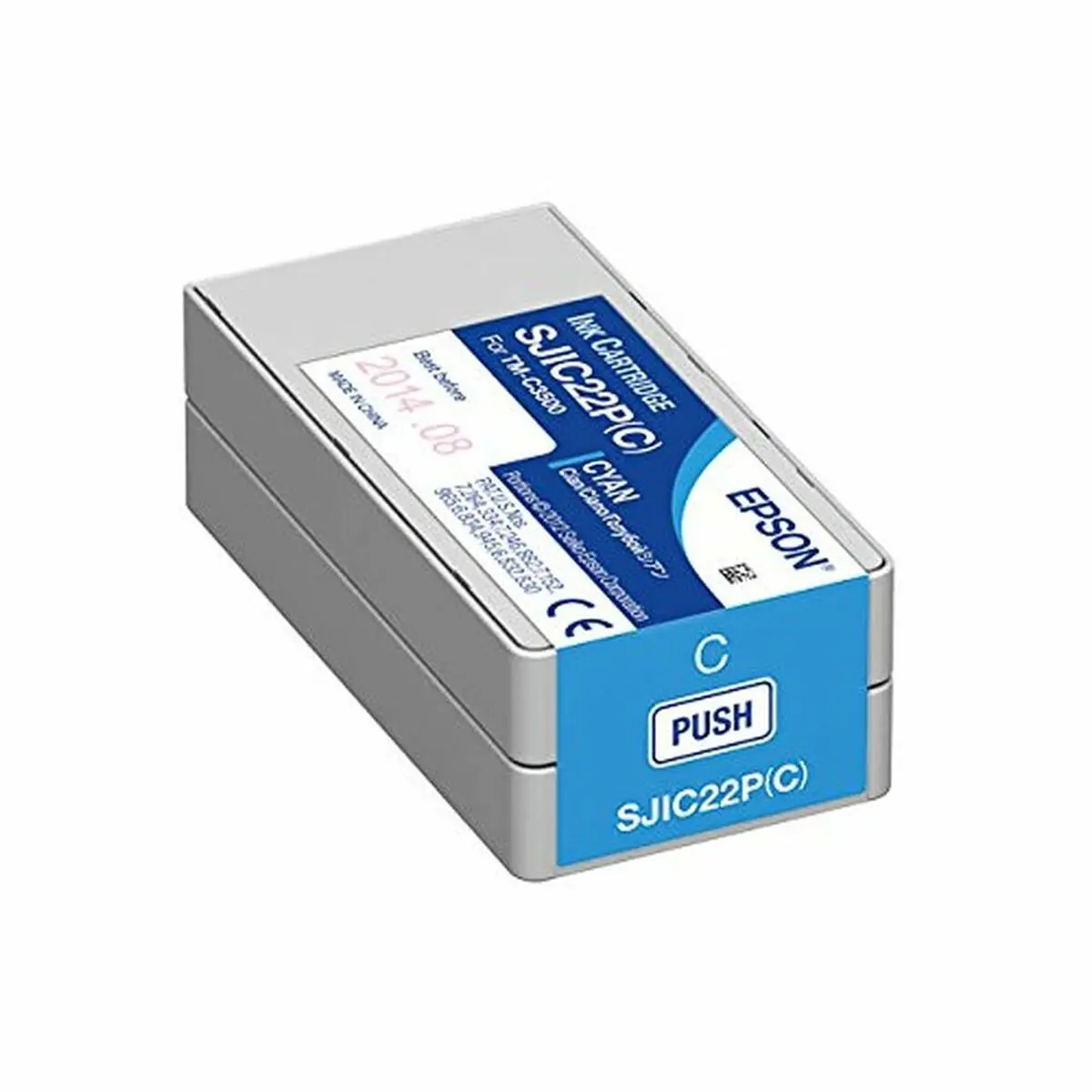 Original Ink Cartridge Epson Sjic22p(C) Cyan 1