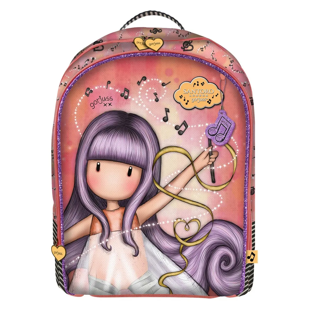 School Bag Little Dancer Gorjuss Little Dancer Salmon (32 X 45 X 13.5 Cm) 1