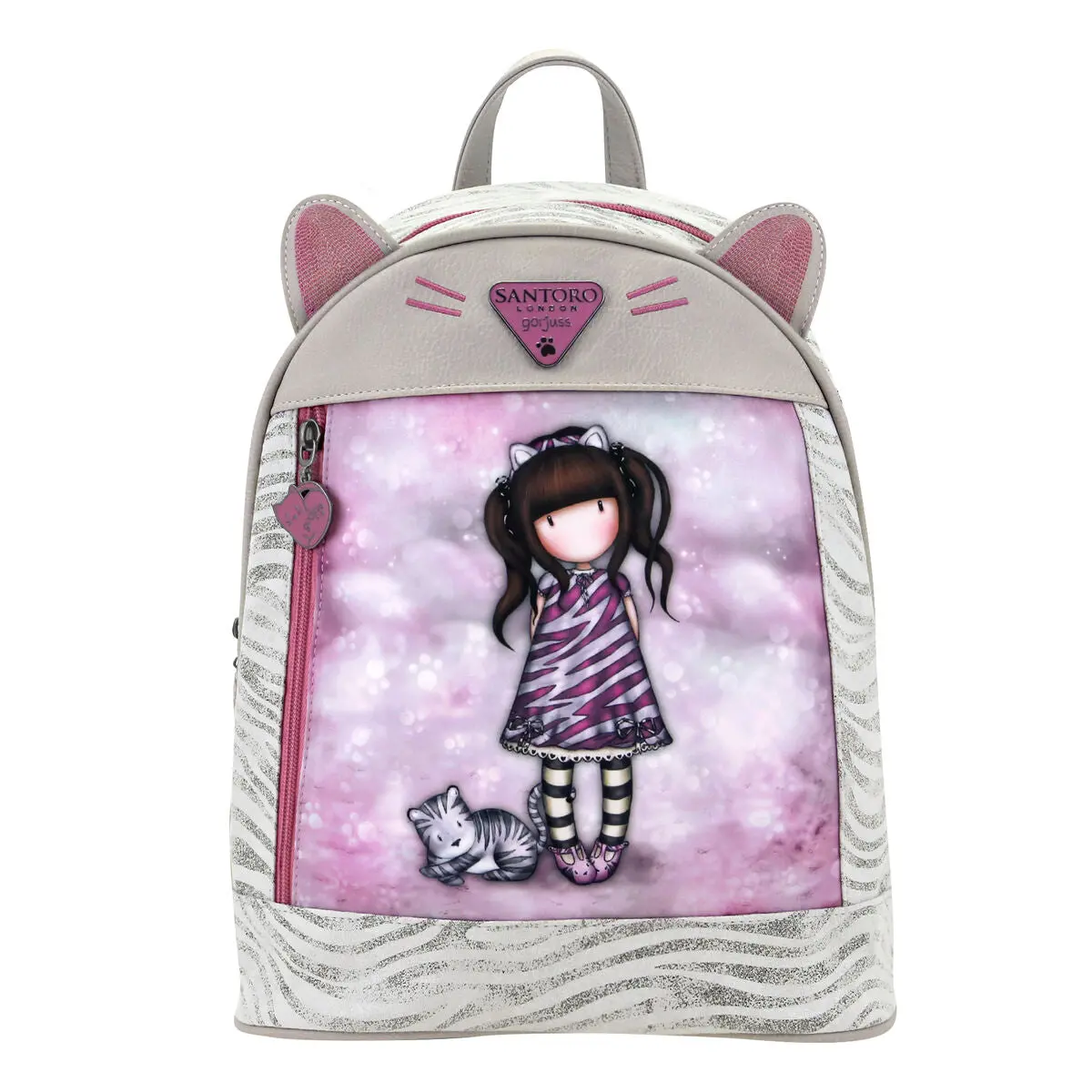 Casual Backpack Gorjuss Ruby Wild Grey (25,5 X 31 X 10 Cm) 1