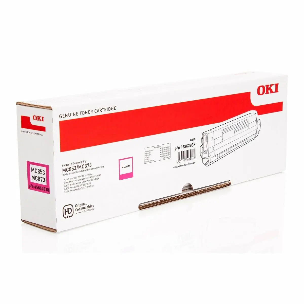 Original Toner Oki 45862838 Magenta 1