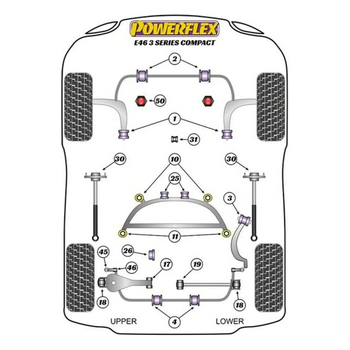 Silentblock Powerflex Pff5-4601 2