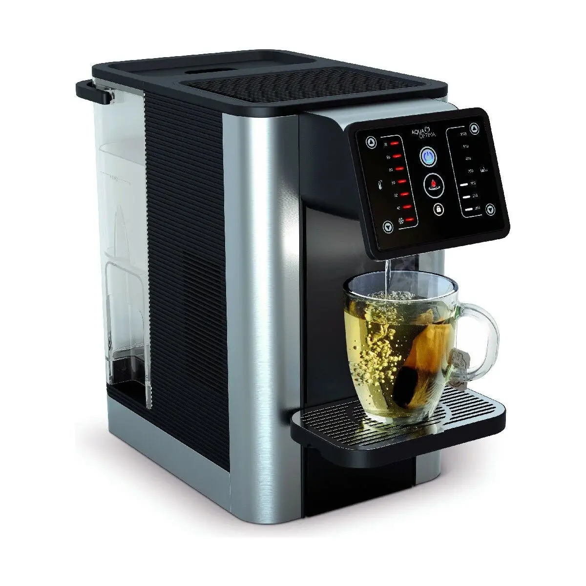 Water Dispenser Aqua Optima Aurora Cooler Black Plastic 1
