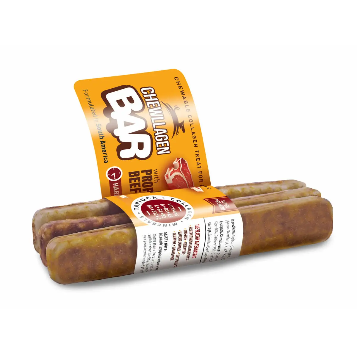 Dog Snack Chewllagen Veal 72 Pieces 1