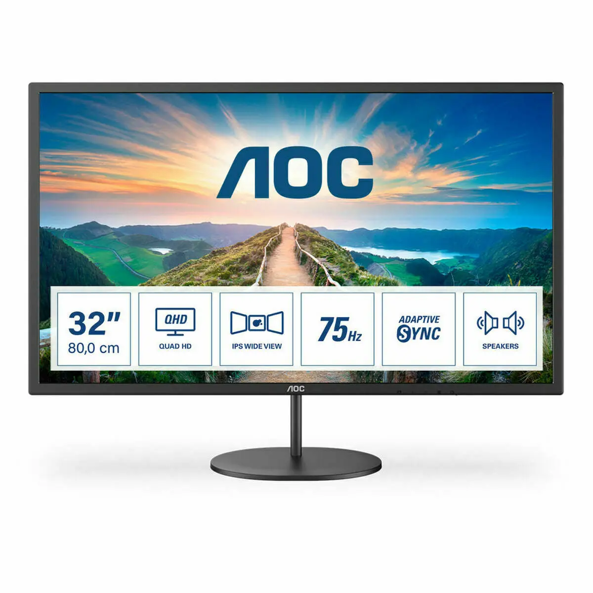 Monitor Aoc Q32v4 32" 2K Lcd Ips 75 Hz 1