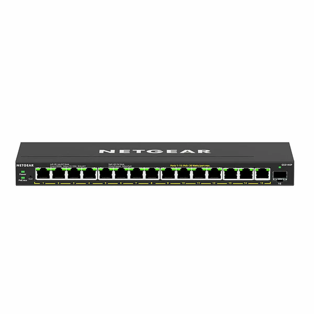 Switch Netgear Gs316ep-100Pes 28 Gbps 1