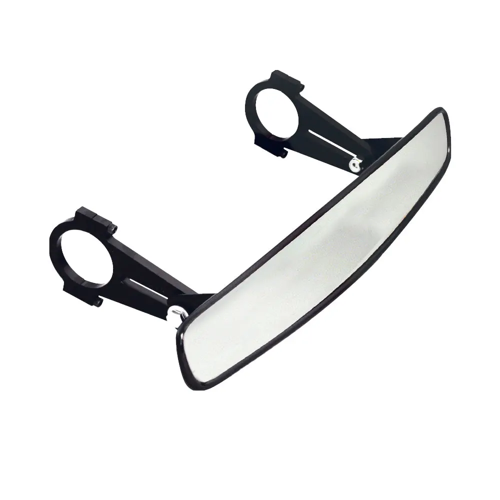 Longacre 14" Wide Angle Mirror Kit, Roll Bar Size: 1 3/4"  - Short Brackets 1