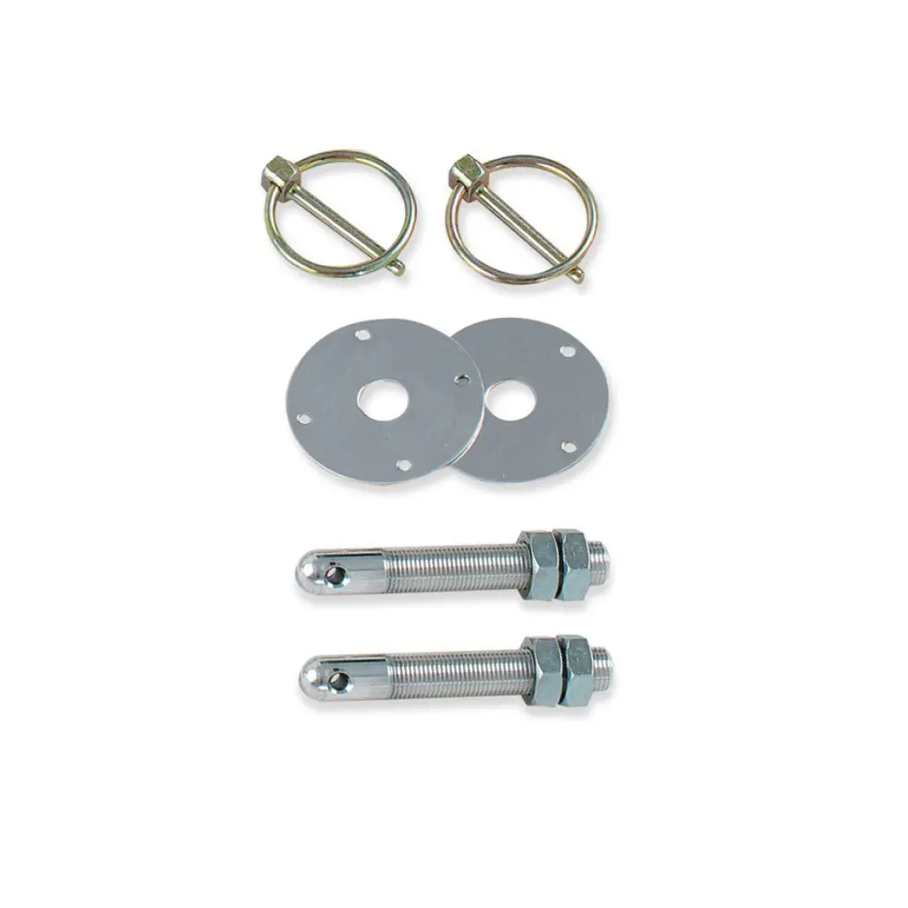 Longacre Hood Pin Kit - 3/8"-24 Set Of 2 1