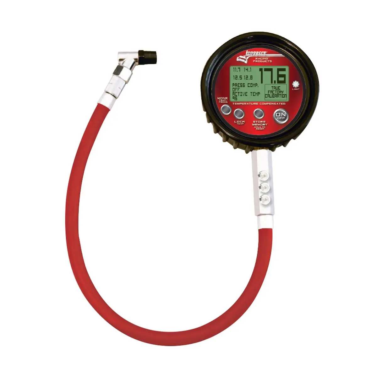 Longacre Temperature Compensated Digital Tire Pressure Gauge 0-100 Psi 1