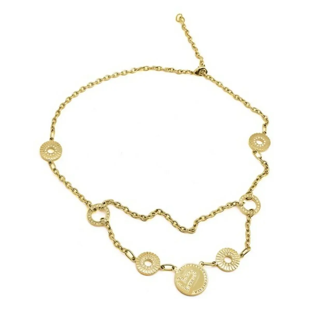 Ladies' Necklace Folli Follie 3N8t177yc 60 Cm 1
