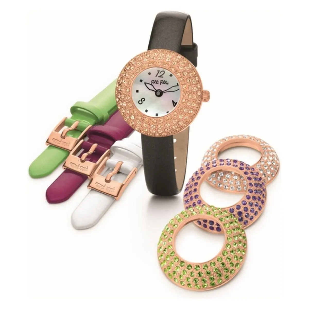 Ladies' Watch Folli Follie Wf0b055sps (Ø 30 Mm) 1