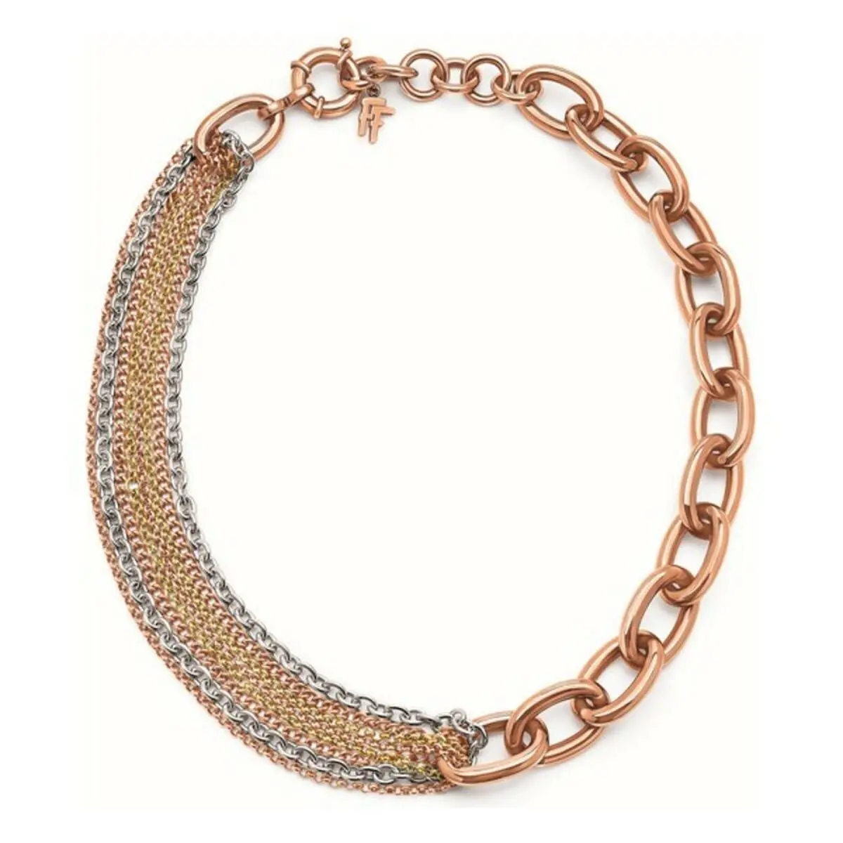 Ladies' Necklace Folli Follie 1N14t072rya 30 Cm 1