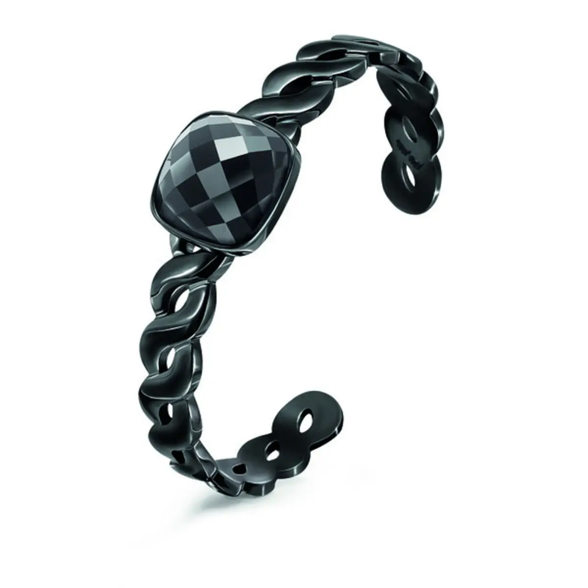 Bracelet Folli Follie 3B15t013kk Black (17 Cm) 1