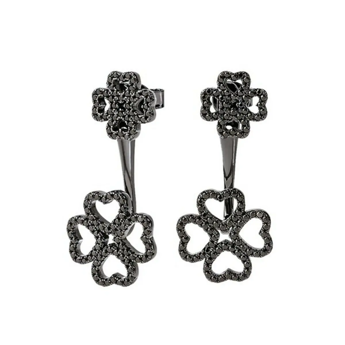 Ladies'earrings Folli Follie 3E17s032kk (2,5 Cm) 1