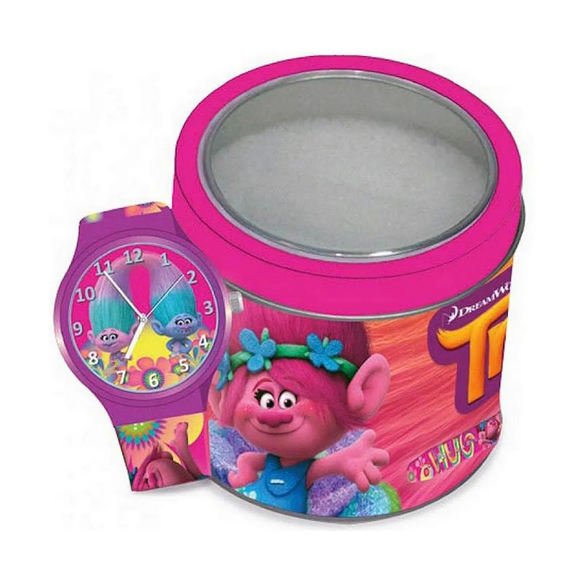 Infant's Watch Trolls Trolls - Tin Box (Ø 33 Mm) 1