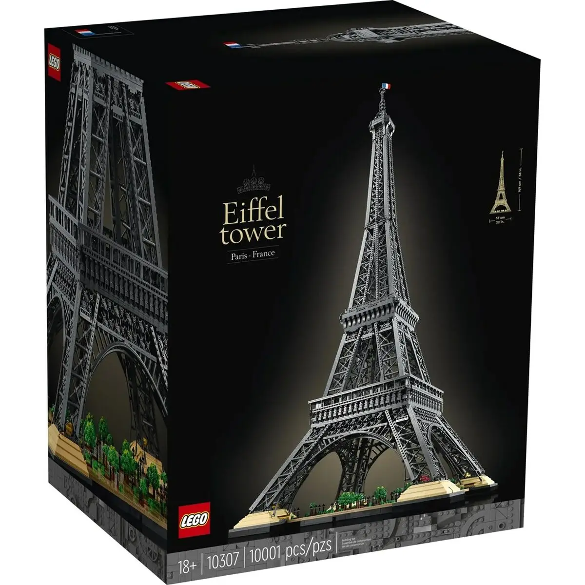 Playset Lego Icons: Eiffel Tower - Paris, France 10307 10001 Pieces 57 X 149 X 57 Cm 1