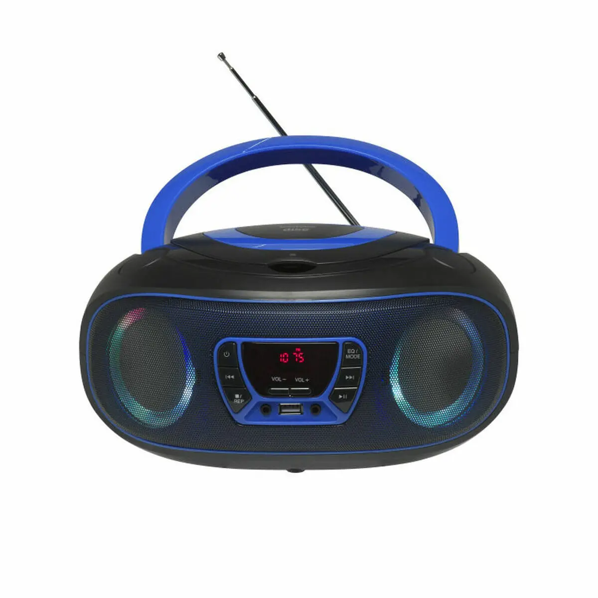 Radio Cd Mp3 Denver Electronics Bluetooth Led Lcd Blue Black/Blue 1