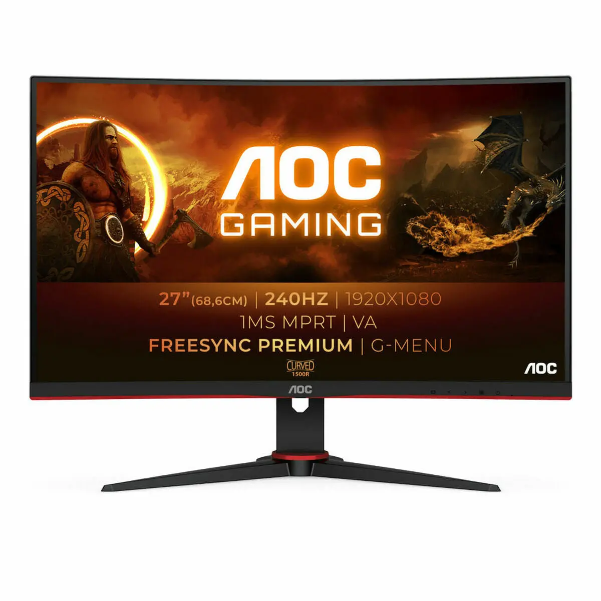 Monitor Aoc C27g2ze/Bk Full Hd 27" 1