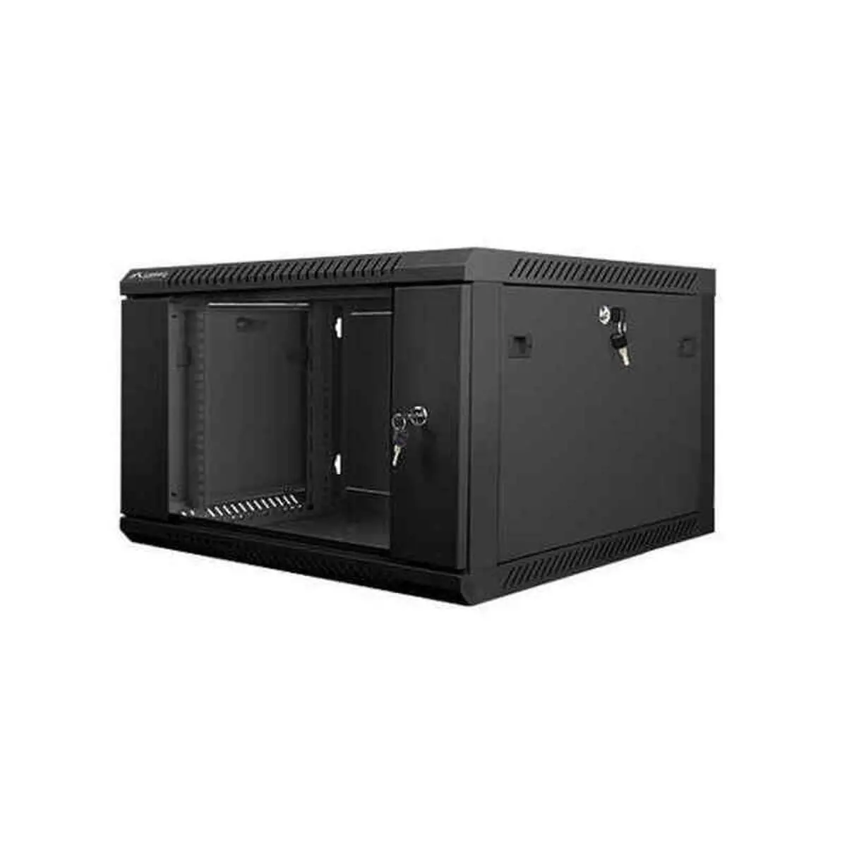Wall-Mounted Rack Cabinet Lanberg Wf01-6606-10B 1