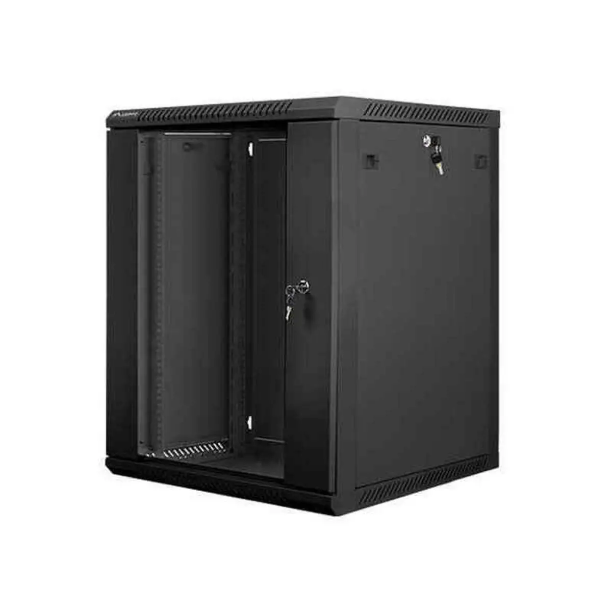 Wall-Mounted Rack Cabinet Lanberg Wf01-6615-10B 1