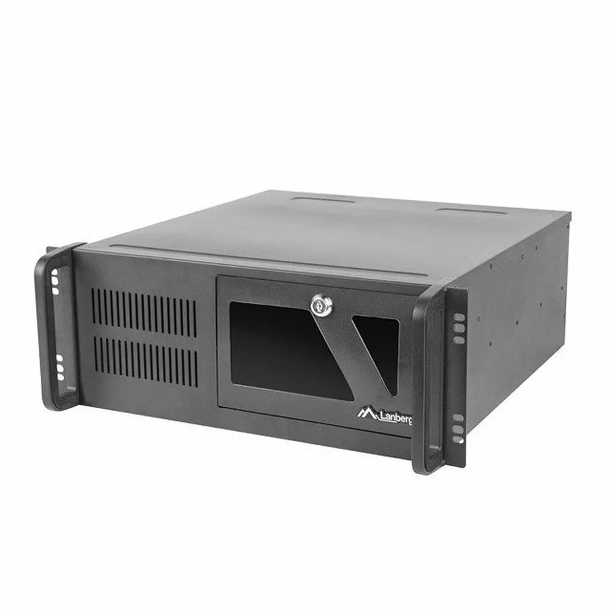 Atx Box Lanberg 450/10 19"/4U Black 1