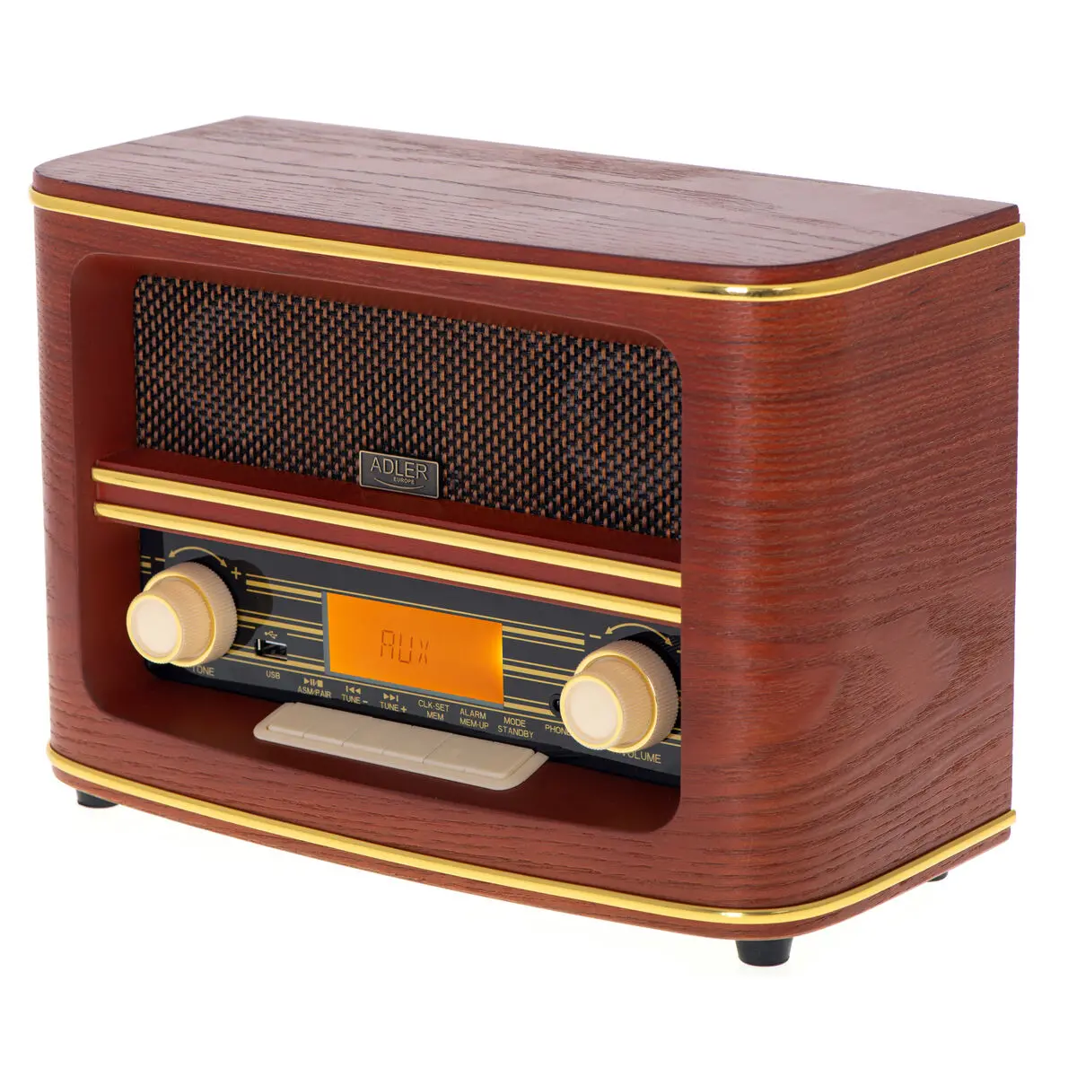 Radio Adler Ad 1187 Brown Wood 1