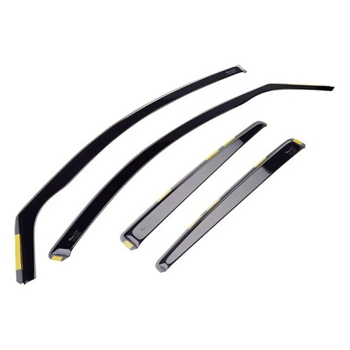 Wind Deflector Heko 17252 Frontal 4 Pcs Rear 1