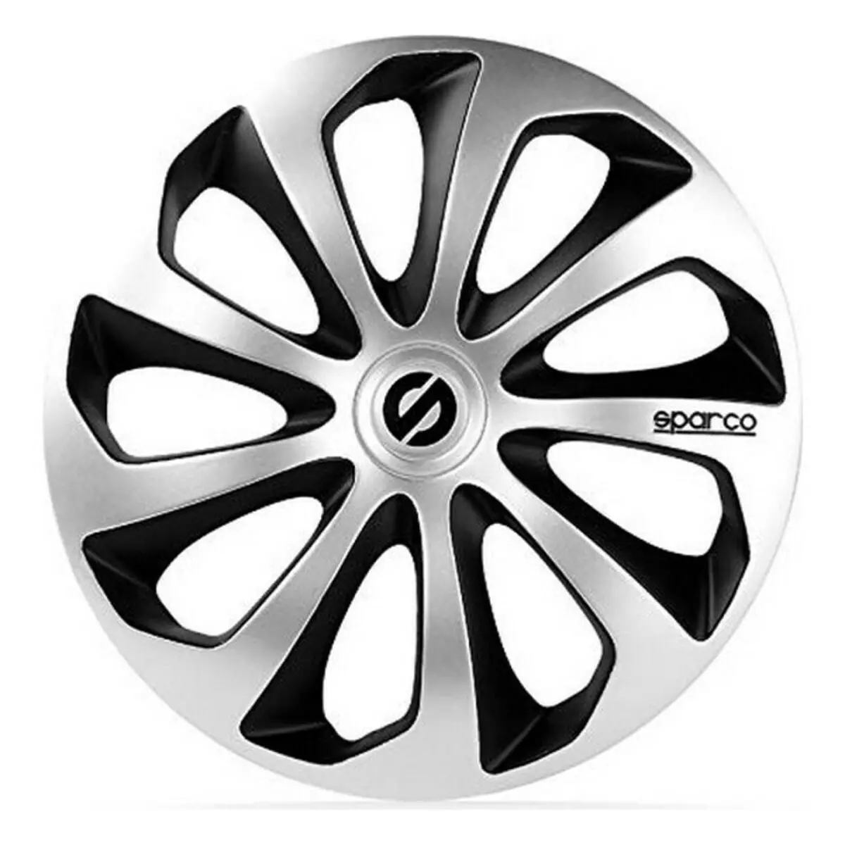 Hubcap Sparco Spc1573svbk Silver Black 15" Black/Silver 1