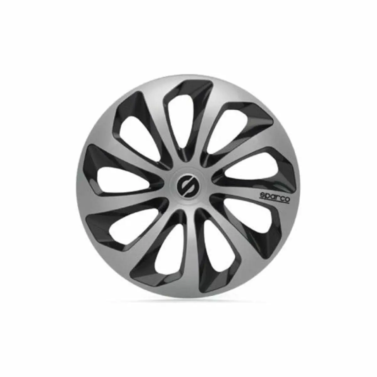Hubcap Sparco Spc1673svbk 16" Black/Silver 1