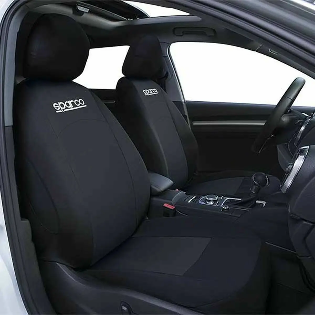 Seat Cover Sparco Spcs402bk Black 1