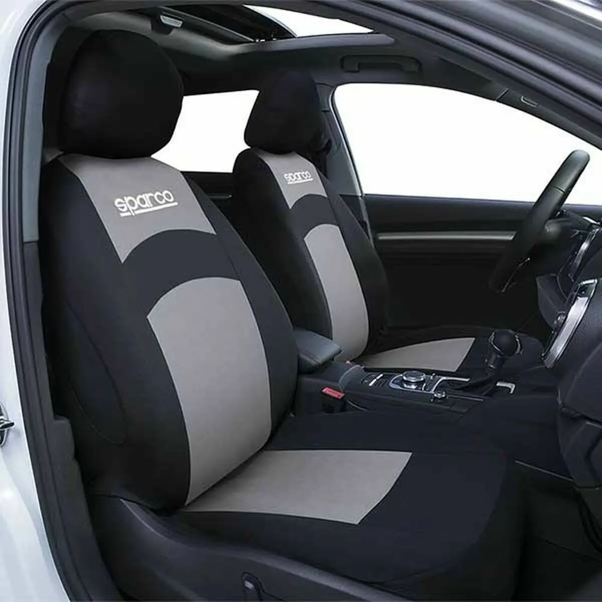 Seat Cover Sparco Spcs402gr Grey 1