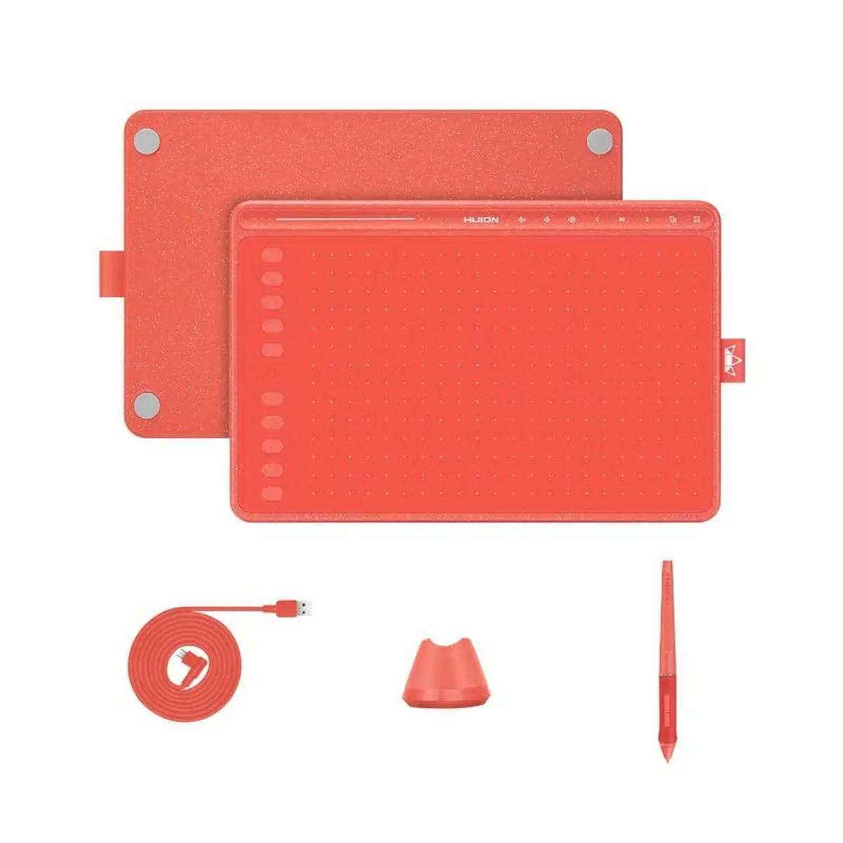 Tablet Huion Hs611 Red 2
