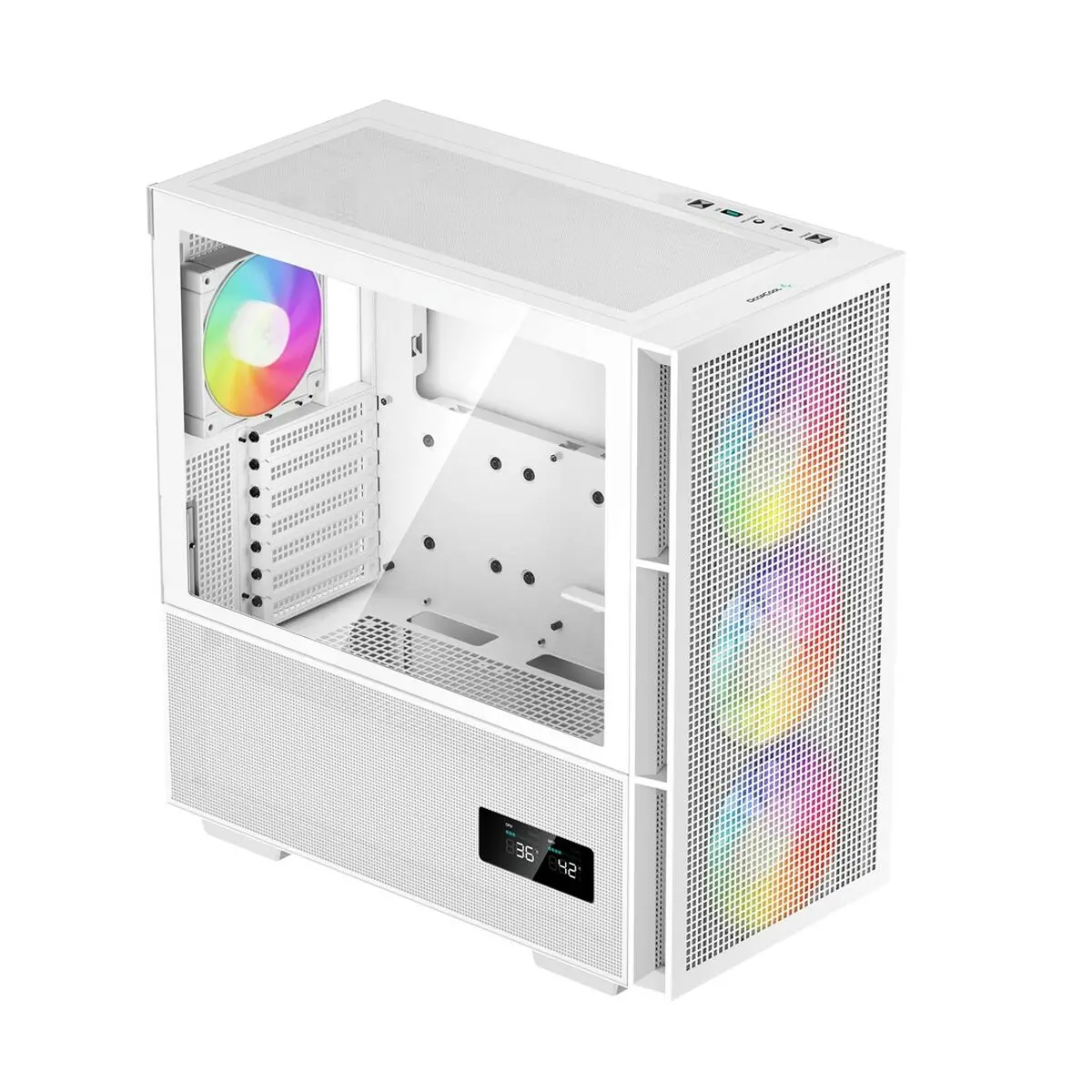 Atx Semi-Tower Box Deepcool Ch560 Digital Wh White Multicolour 1