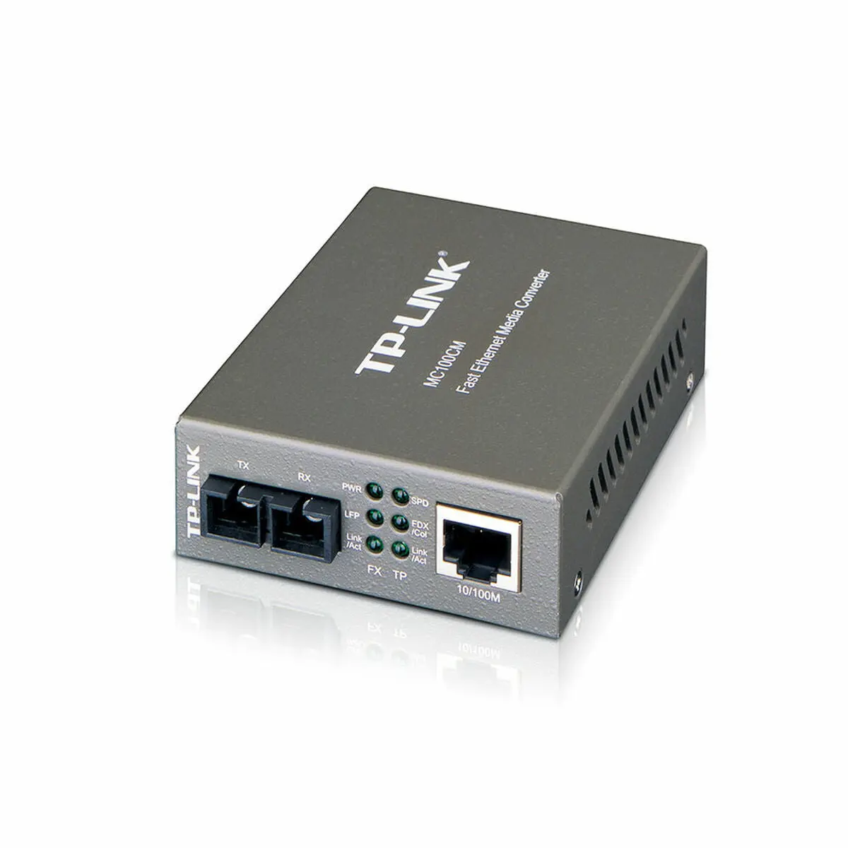 Rj45 To Fiber Optics Converter Tp-Link Mc100cm 100 Mbps Grey 1