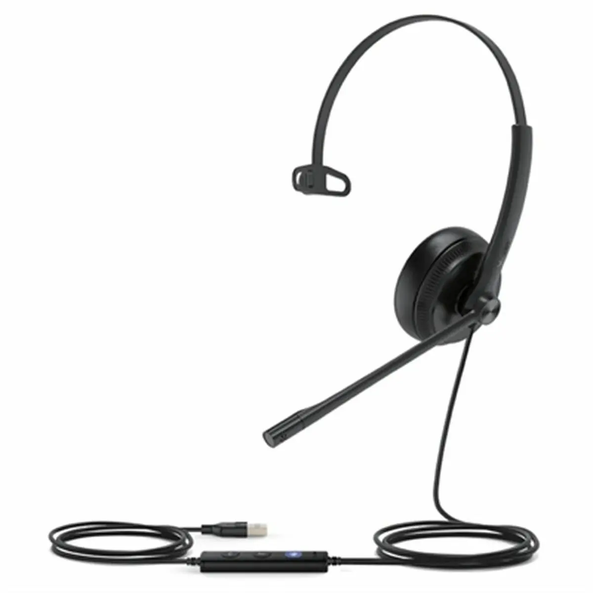 Headphones With Microphone Yealink Yea_Uh34-Mono-T Black 1