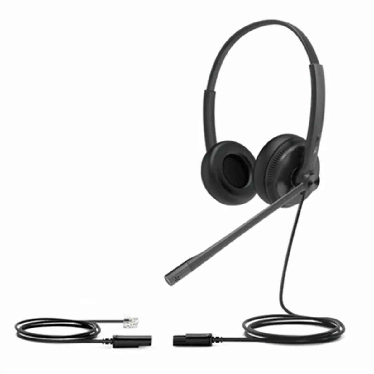 Headphones With Microphone Yealink Yhs34 Dual Black 1