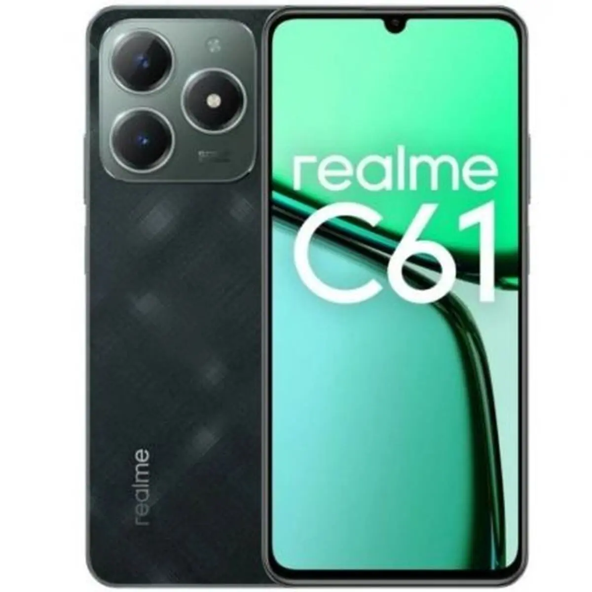 Smartphone Realme 6,74" Unisoc 6 Gb Ram 256 Gb Black Green 1
