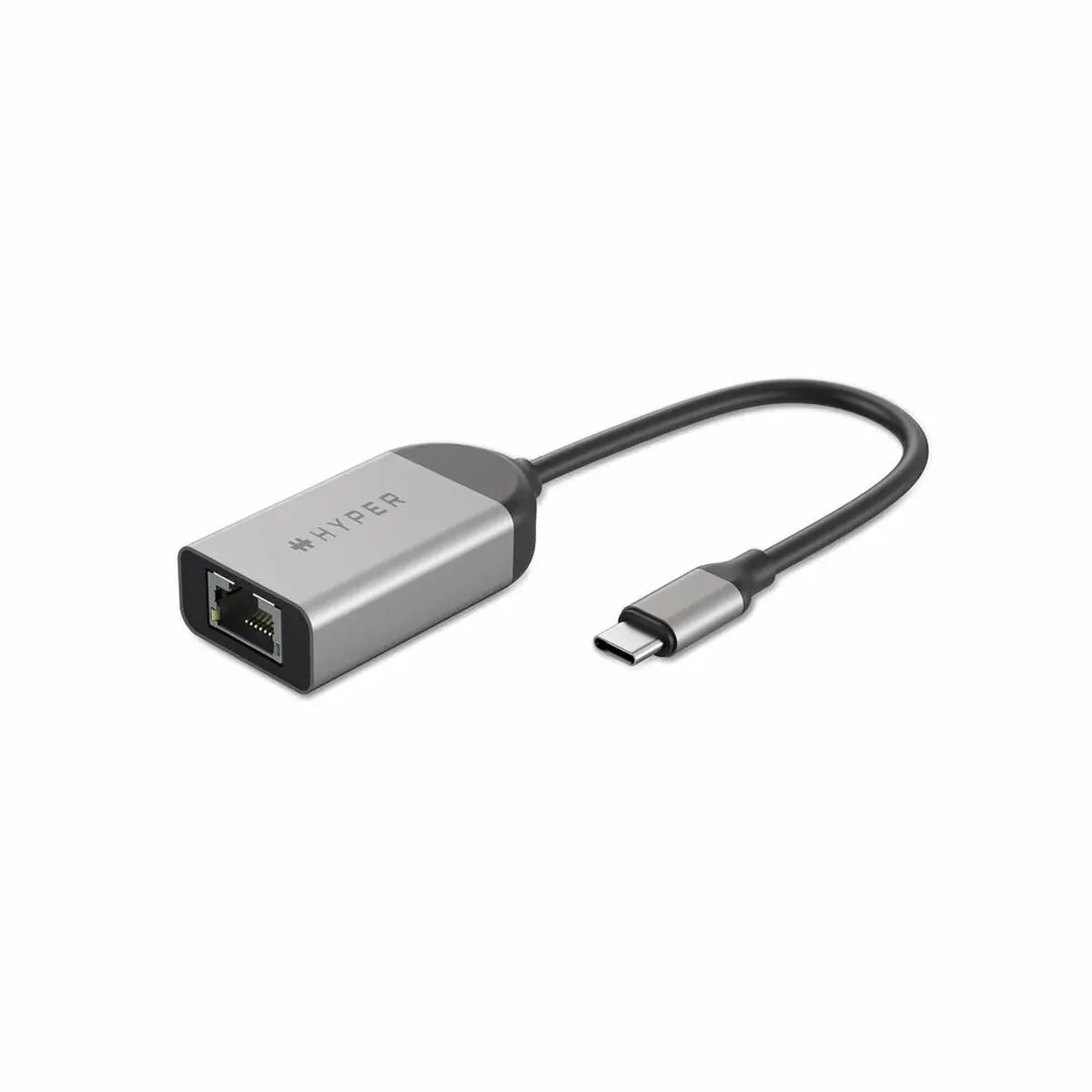 Usb C To Rj45 Network Adapter Hyper Hd425b Silver 1